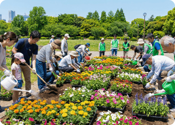 横浜市民活動フィールドの活動風景